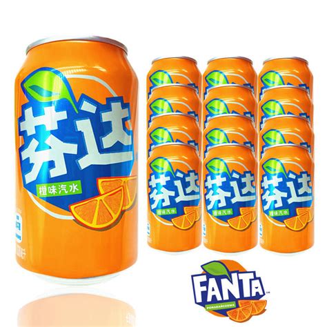 【可口可乐饮料】芬达 Fanta 橙味 汽水 碳酸饮料 330ml*24罐 整箱装 可口可乐公司出品【行情 报价 价格 评测】-京东