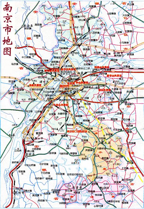 南京旅游地图_南京地图全图高清版-云景点