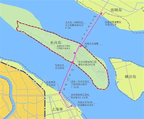 长兴岛地铁规划站点图,2020崇明地铁规划图,上海长兴岛规划_大山谷图库