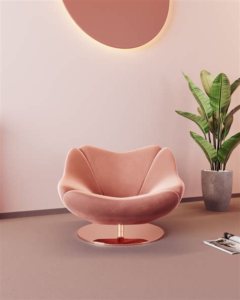 Rose gold——舒适柔软的扶手椅，你一定会喜欢的！