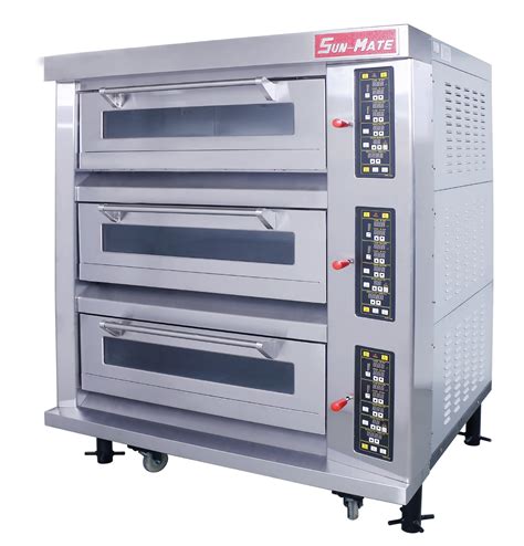 三层六盘电烤箱三麦-商用厨房设备