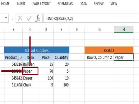 Excel Index Formulas Examples And How To Use Index Function In Excel ...