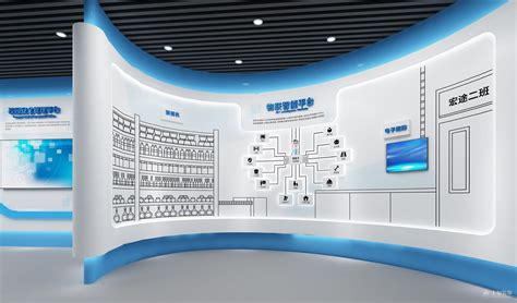 宏图教育网络科技有限公司展厅装修设计_企业馆_上知空间设计