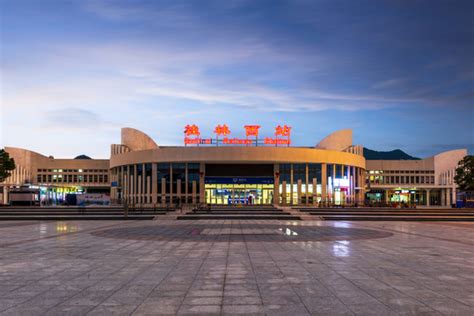 桂林高铁西站,城镇风貌,建筑摄影,摄影素材,汇图网www.huitu.com