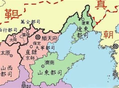 通常说明朝国土是“两京十三省”，可为何明朝地图却有十六块？