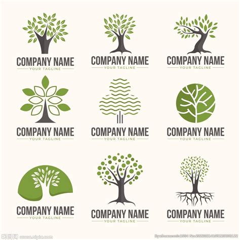树logo标志公司商标设计,其它,LOGO/吉祥物设计,设计模板,汇图网www.huitu.com
