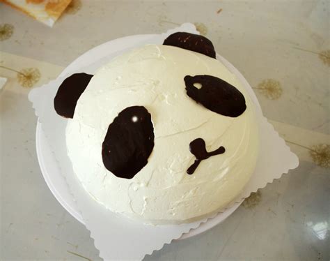 【熊猫蛋糕-原创的做法步骤图，怎么做好吃】爱茉莉_b785_下厨房