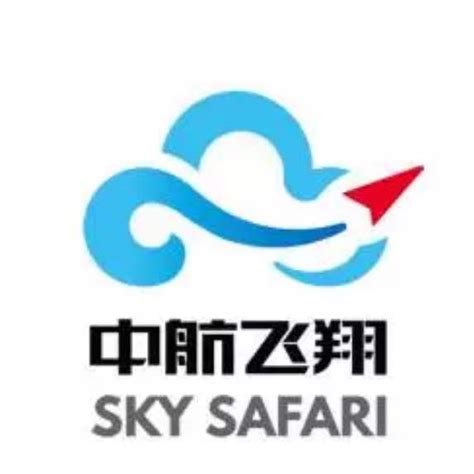 蓝色抽象飞翔翅膀的企业标志创意_上海空灵广告设计公司_【68Design】