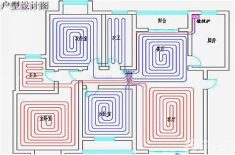 地暖安装示意图图片