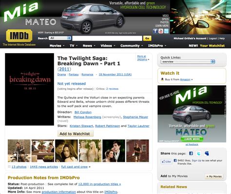 IMDb - Internet Movie Database - Film Lists and Articles
