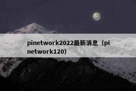 pinetwork今天最新官方消息真实 pinetwork最新消息官网-大地系统