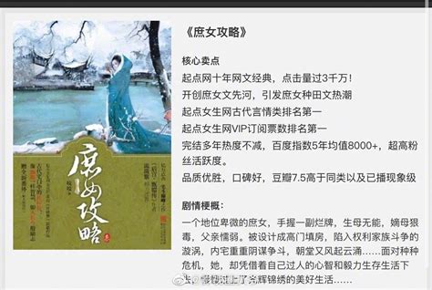 改编自吱吱小说《庶女攻略》的电视剧《锦心似玉》预计6月正式开机拍