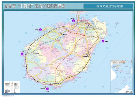 海南交通图图片