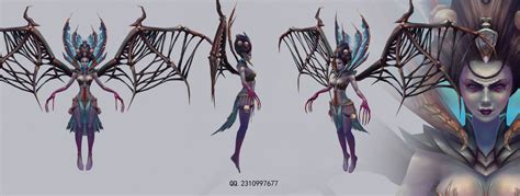 高精度堕落天使-路西法，黑暗天使，猎魔天使，萝莉，MM，黑化女天使,地狱天使，CG制作，怪物BOSS-CG模型网（cgmodel)-让设计更有价值!