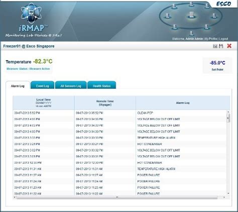 实验室服务-Esco iRMAP (远程监控服务)_产品详情