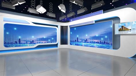 3D虚拟演播厅|空间|室内设计|LINHONGJIN - 原创作品 - 站酷 (ZCOOL)
