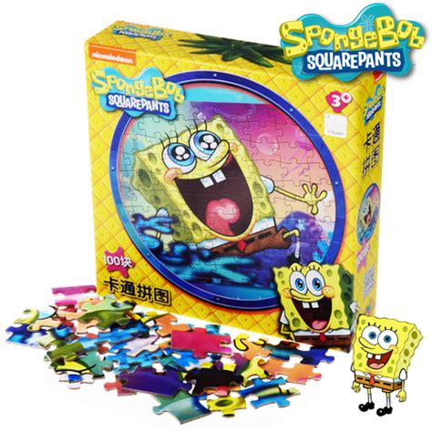 海绵宝宝拼图图片