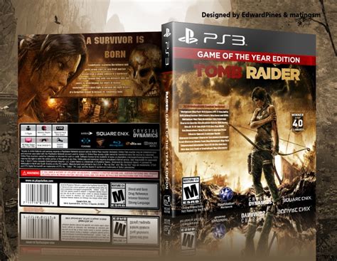 Tomb Raider Game of the Year Edition PlayStation 3 Box Art Cover by ...