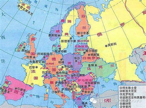 欧洲地图高清可放大_欧州地图中文版全图 - 随意贴