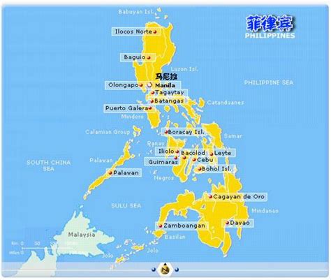菲律宾地图高清中文版_菲律宾地图库