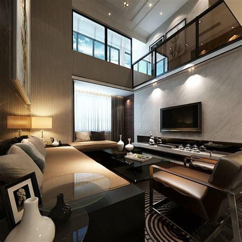 现代loft公寓-室内设计-拓者设计吧