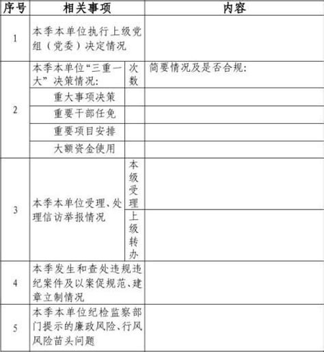 纪委书记定期报告工作制度 - 范文118