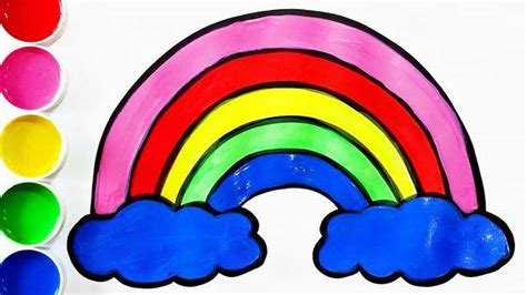 儿童油画棒，漂亮的彩虹-露西学画画