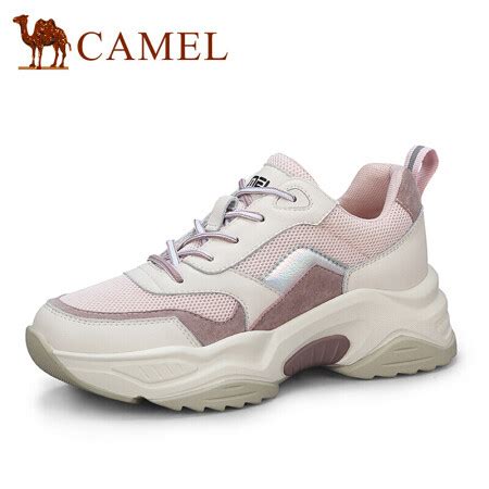 骆驼（CAMEL） 女士 复古潮流拼色系带厚底老爹鞋 A015256103 粉/米 40【报价 价格 评测 怎么样】 -什么值得买
