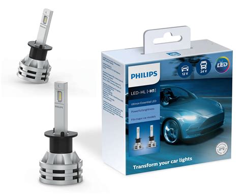 Philips Ultinon Essential Led H1 12/24V 6500K 19W 11258UE2X2 (2 Έτη ...