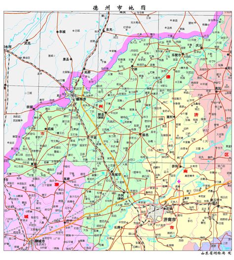 德州市地图 德州市行政区划地图 德州市辖区地图 德州市街道地图 德州市乡镇地图
