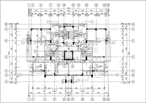 1万平米10层框架结构住宅楼平立剖面设计CAD图纸（含跃层和机房层）_居住建筑_土木在线