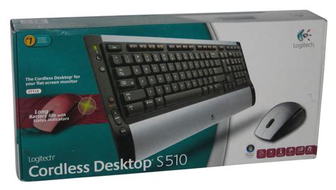 Logitech Cordless Desktop Keyboard S510 w/ Mouse - Walmart.com