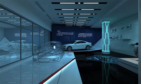 商业空间3D模型下载_现代汽车展厅4S店3D模型下载_ID29246,VR渲染器_智鸥网-原一米八3d模型网，专业的3D素材库
