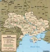 乌克兰地势英文版 - 乌克兰地图 - 地理教师网
