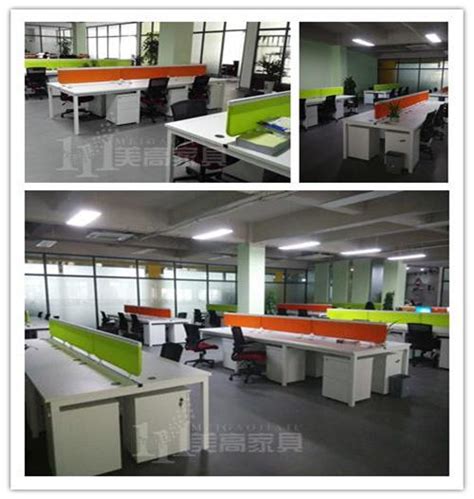钢架屏风桌丨可定制-武汉办公家具|办公桌会议桌班台|武汉宝誉办公家具品牌