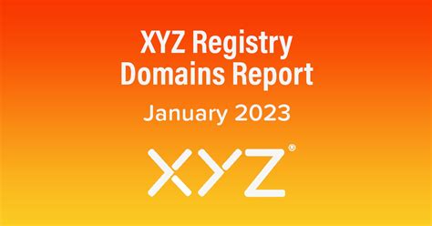 XYZ注册局域名报告-2023年1月-中资源