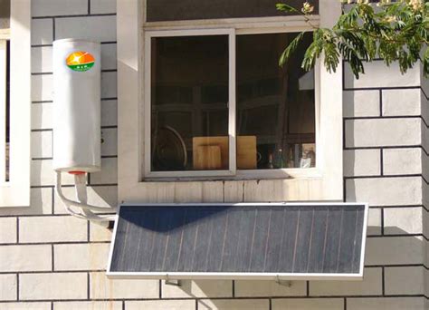 家用阳台壁挂平板太阳能热水器 超导抗冻 一级能效 与建筑一体化_全新_1元_跳蚤