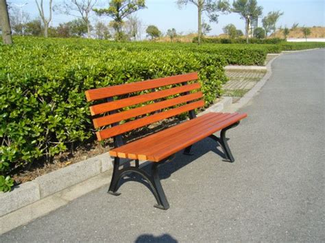 公园椅户外长椅子长凳庭院塑木休闲椅凳有无靠背坐椅防腐实木铸铝-阿里巴巴