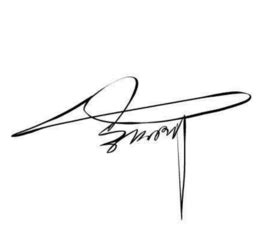 李振华连笔字怎么写漂亮要连，就像签名那样？
