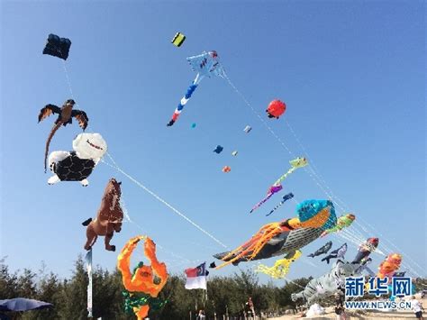 广东阳江举办国际风筝赛 世界最大风筝“中国结”亮相 - 国际在线移动版