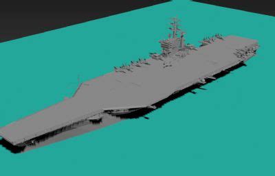 美国里根号核动力航空母舰solidworks图纸模型_军舰模型下载-摩尔网CGMOL