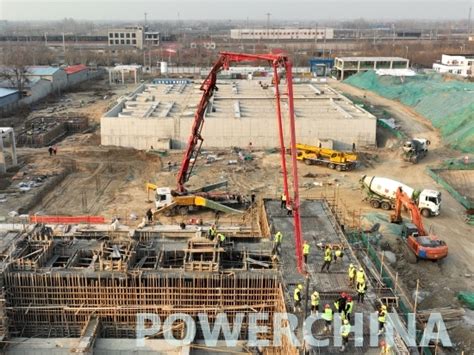 肃宁县水环境综合整治PPP项目第三污水处理厂大型构筑物主体工程建设完成