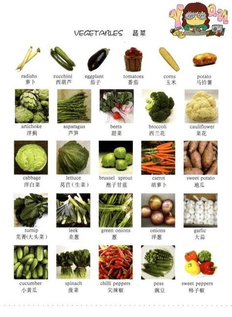 常见蔬菜名称大全有图,各种蔬菜名字,食用海鱼大片名称_大山谷图库