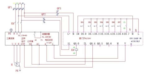 西门子PLC控制变频器实现3段速控制电路 - 知乎