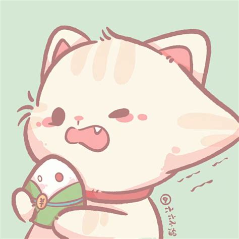 粽子可爱甜美女生头像