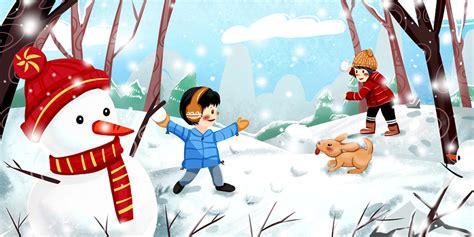 冬季雪景|插画|商业插画|江南雨丶 - 原创作品 - 站酷 (ZCOOL)