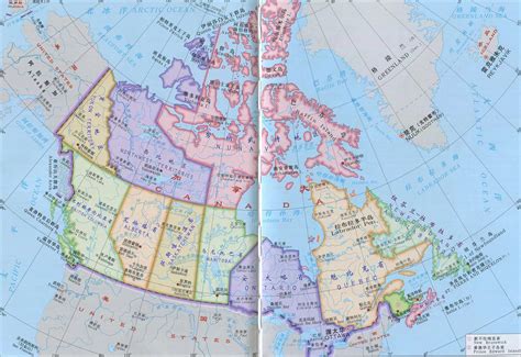 加拿大政区地图 - 加拿大地图 - 地理教师网
