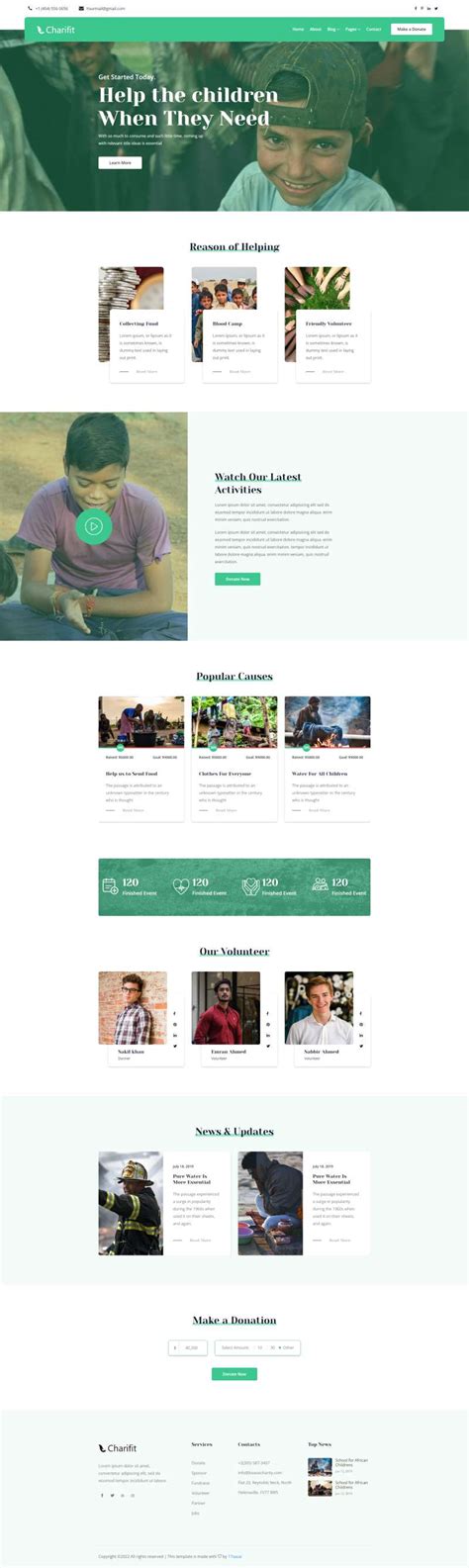 爱心援助网站模板，公益网站设计源码-17素材网
