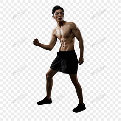 健身男性肌肉展示形象元素素材下载-正版素材401766370-摄图网