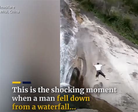 老外热议中国一名男子悬崖瀑布坠落，大难不死。_网文世界 - 一个兴趣使然的无名翻译小站